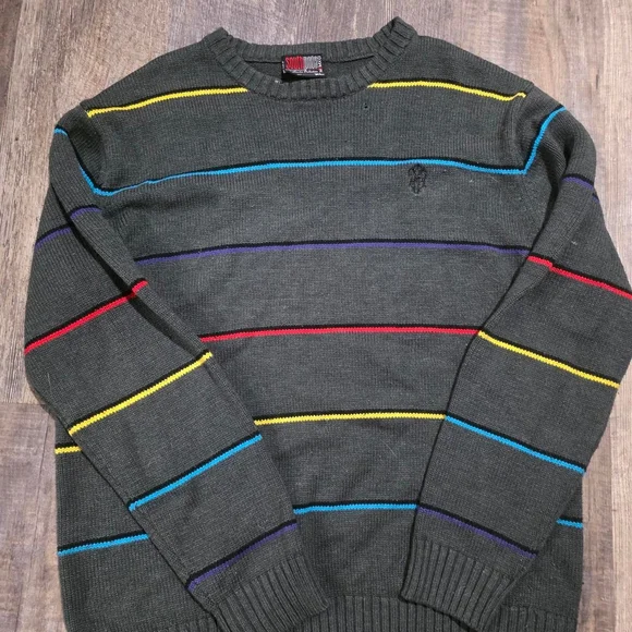 Southpole Grey and multi-colored Men's Size XL Sweater - Picture 6 of 11